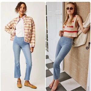 NWT We The Free In My Feelings Mid Rise Crop Boot Jeans